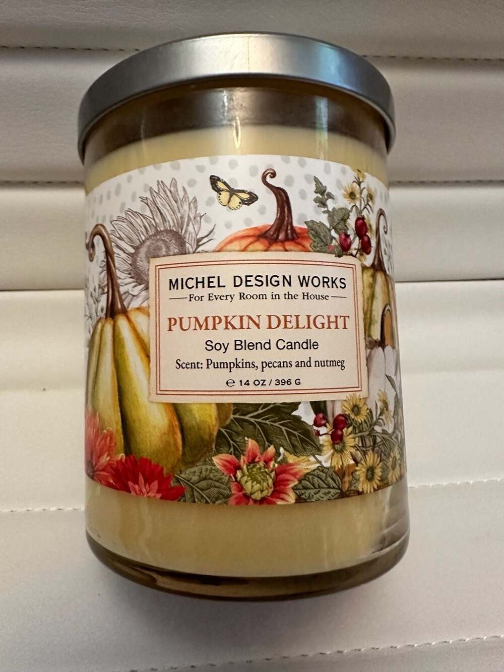 Michel Design Works Pumpkin Delight Soy Blend Candle, 14 oz